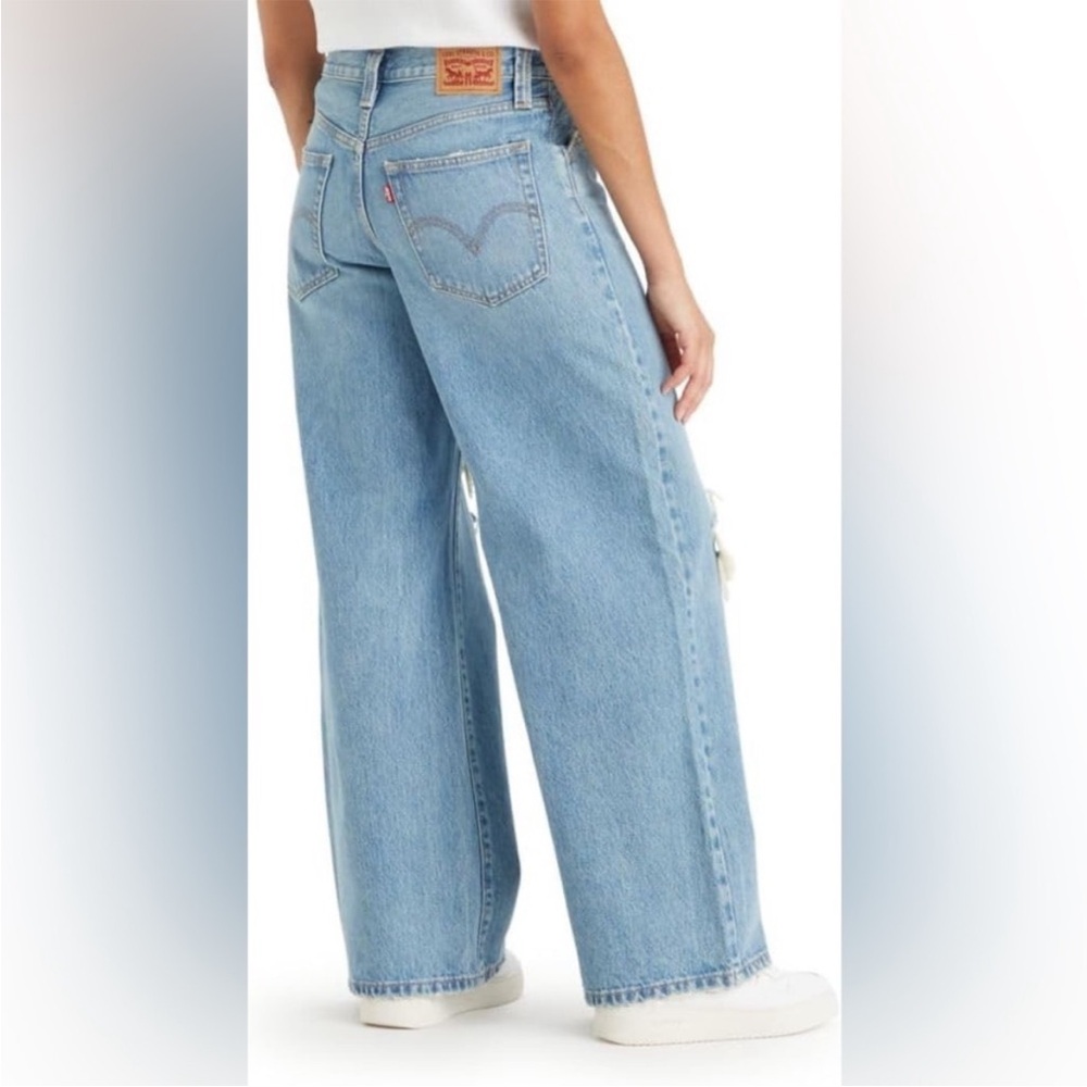 Levi's '94 Baggy Wide Leg light wash denim jeans size 30 - Picture 3 of 10